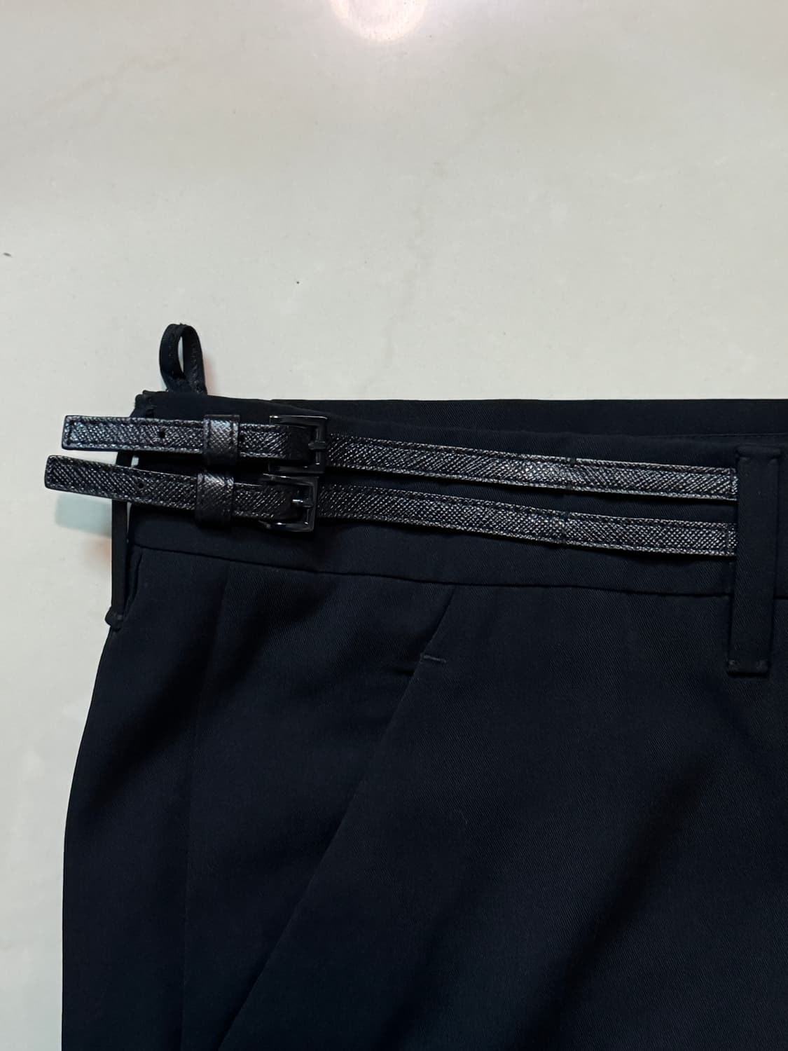 90s prada boot legged trousers 상품이미지4