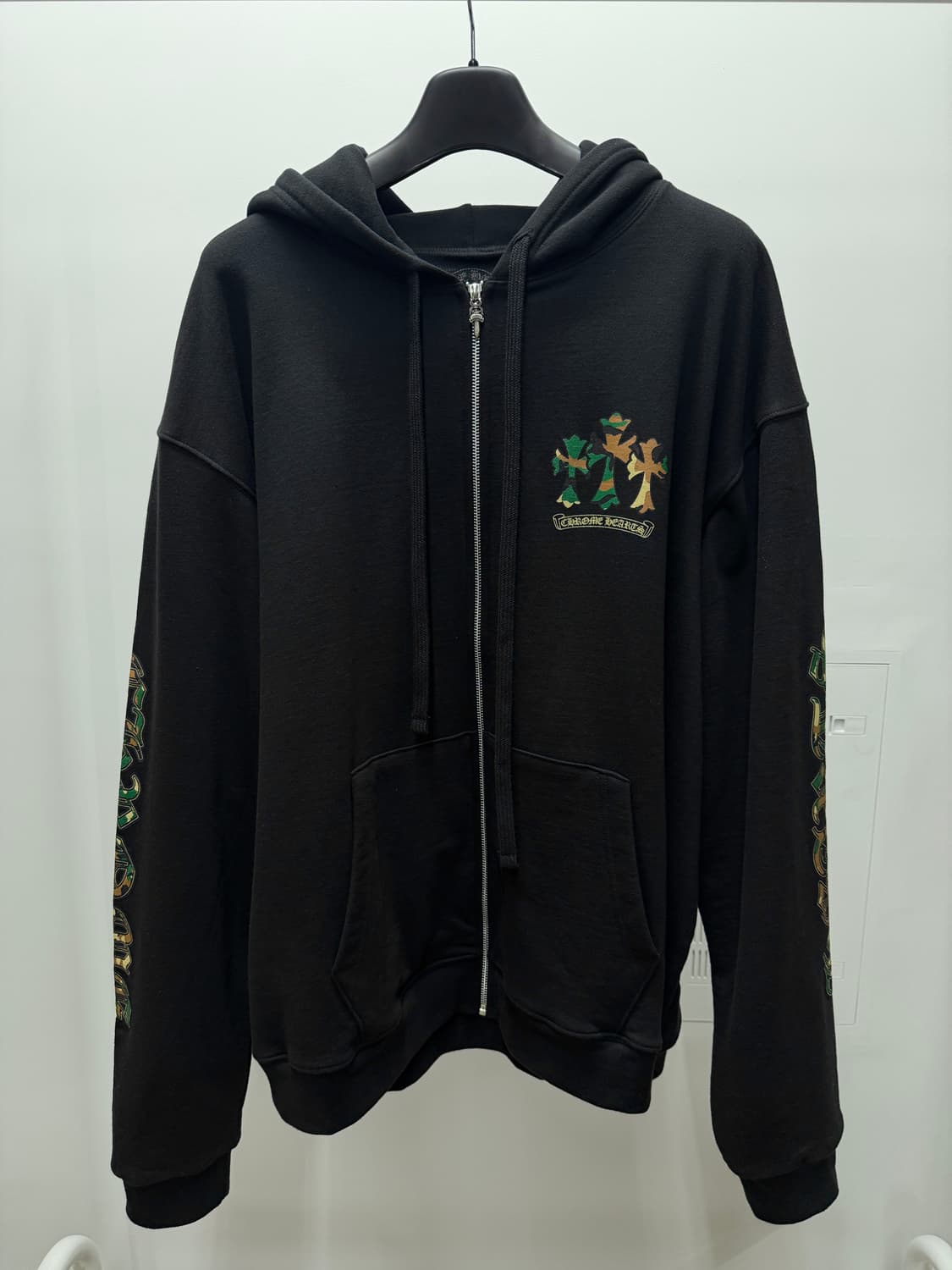 ChromeHearts 크롬하츠 카모 크로스 집업 후드 헤비웨이트 XXL 상품이미지2