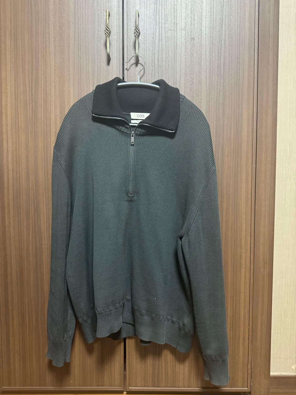 (XL) 코스 반집업 니트 상품이미지1