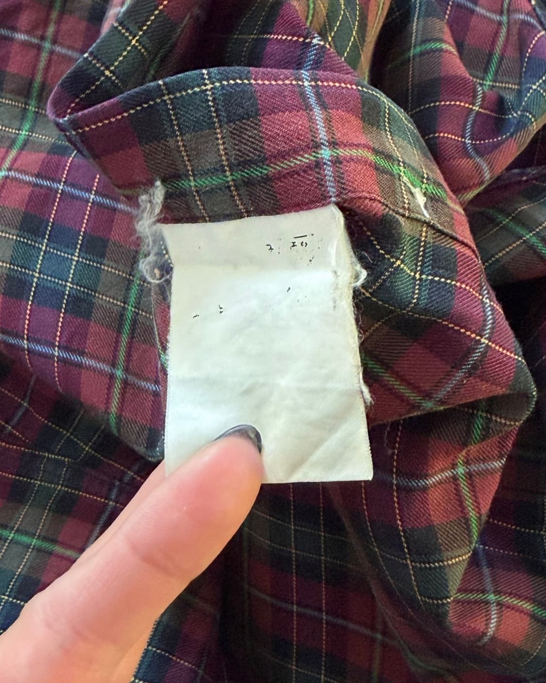 Polo 폴로 랄프로렌 그린포니 버건디체크 클래식핏 셔츠 상품이미지5