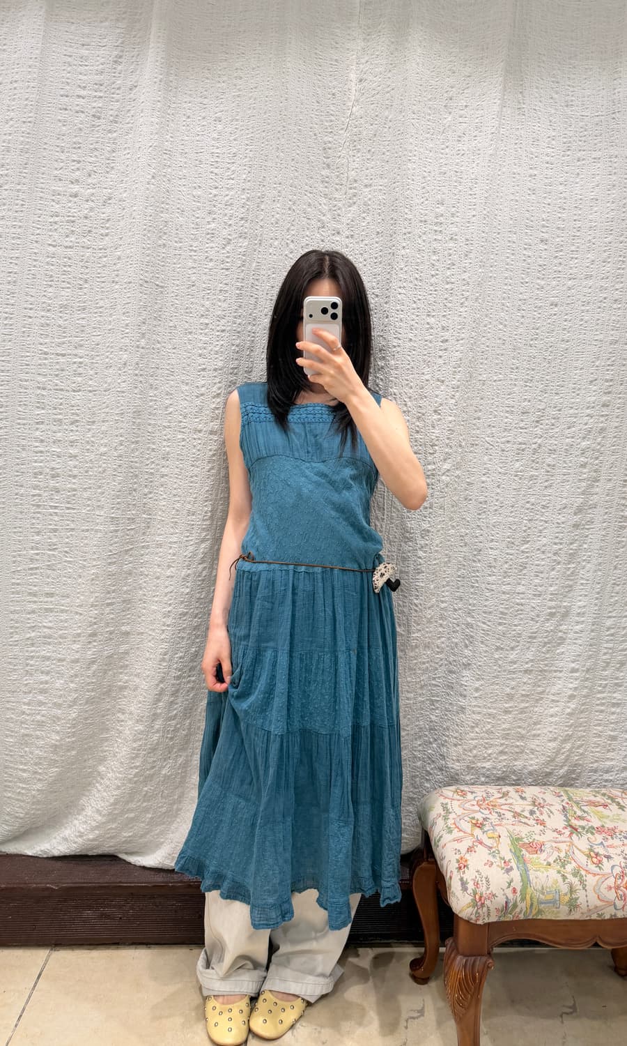Ocean Mist Tiered Dress 상품이미지5