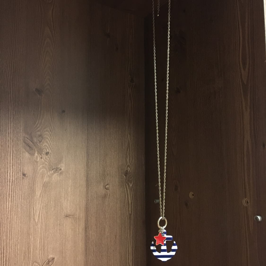 갸루 스트라이프 닻 목걸이 데코라 상품이미지2