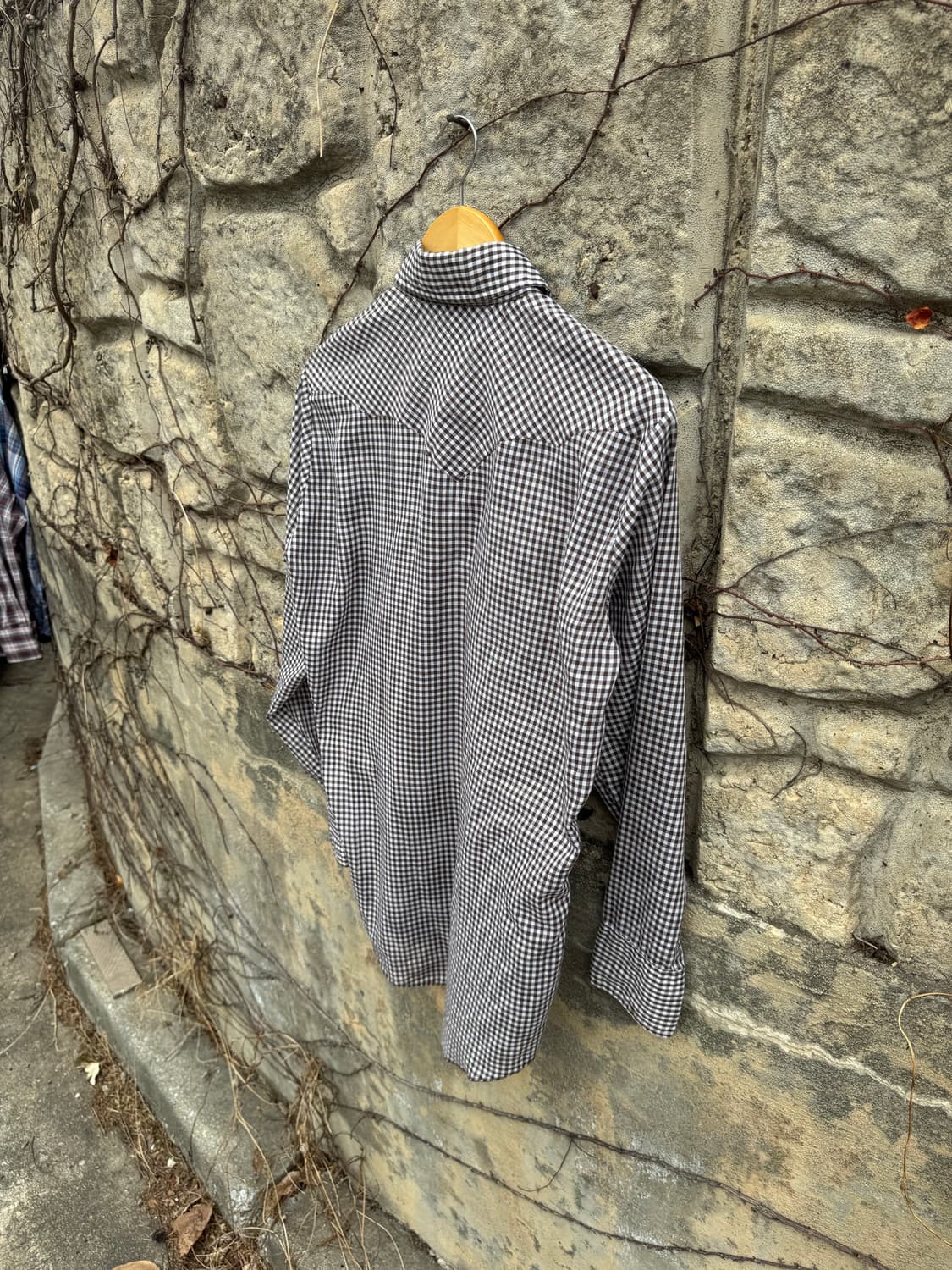 70s 딕슨-젠킨슨 usa 빈티지 체크 웨스턴 셔츠 상품이미지4