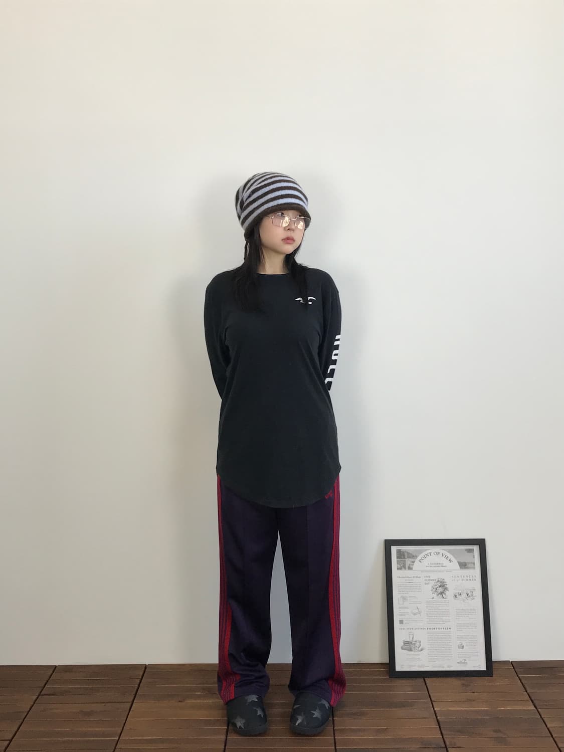 Hollister logo black Long Sleeve 상품이미지2
