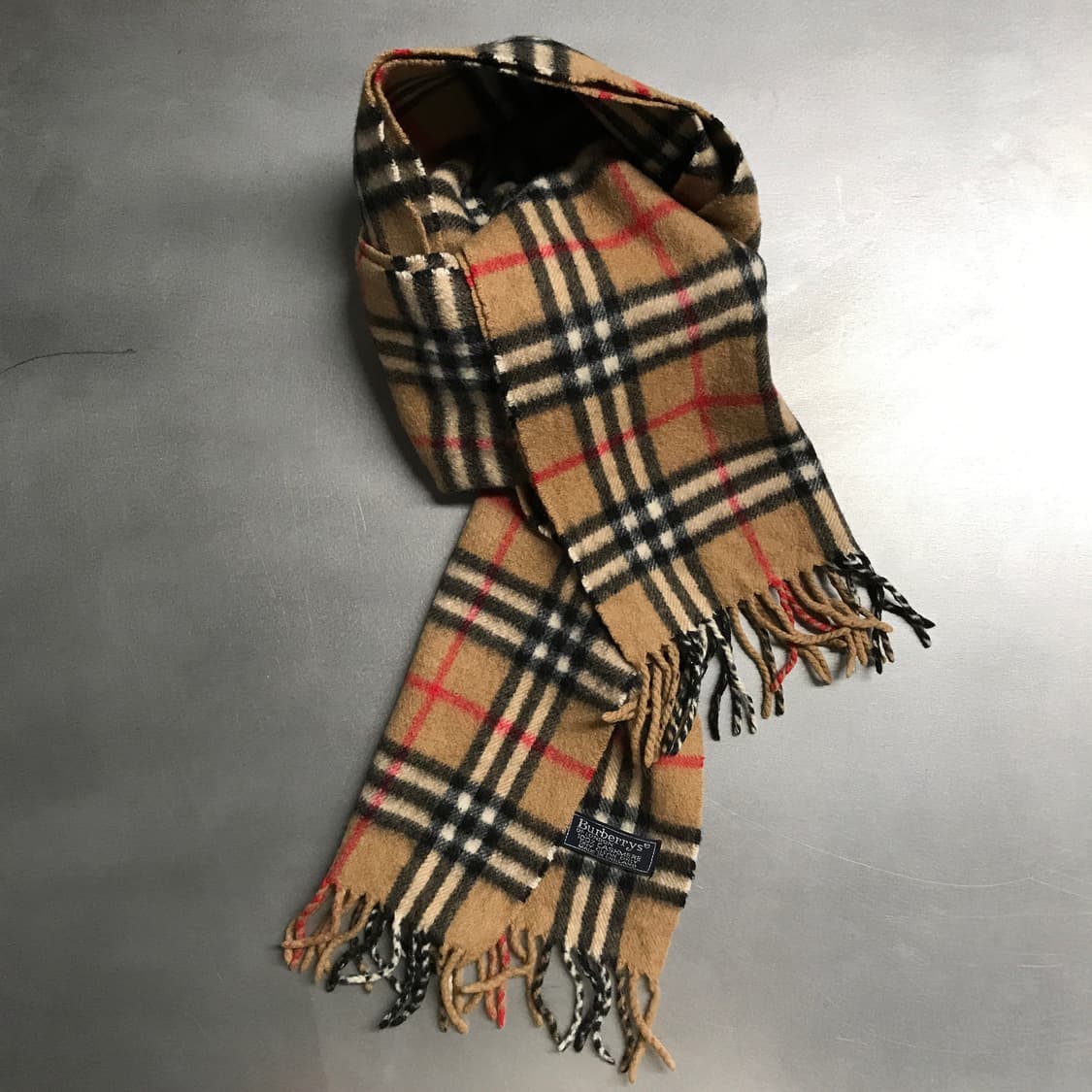 버버리 정품 캐시미어 머플러 베이지 상품이미지4