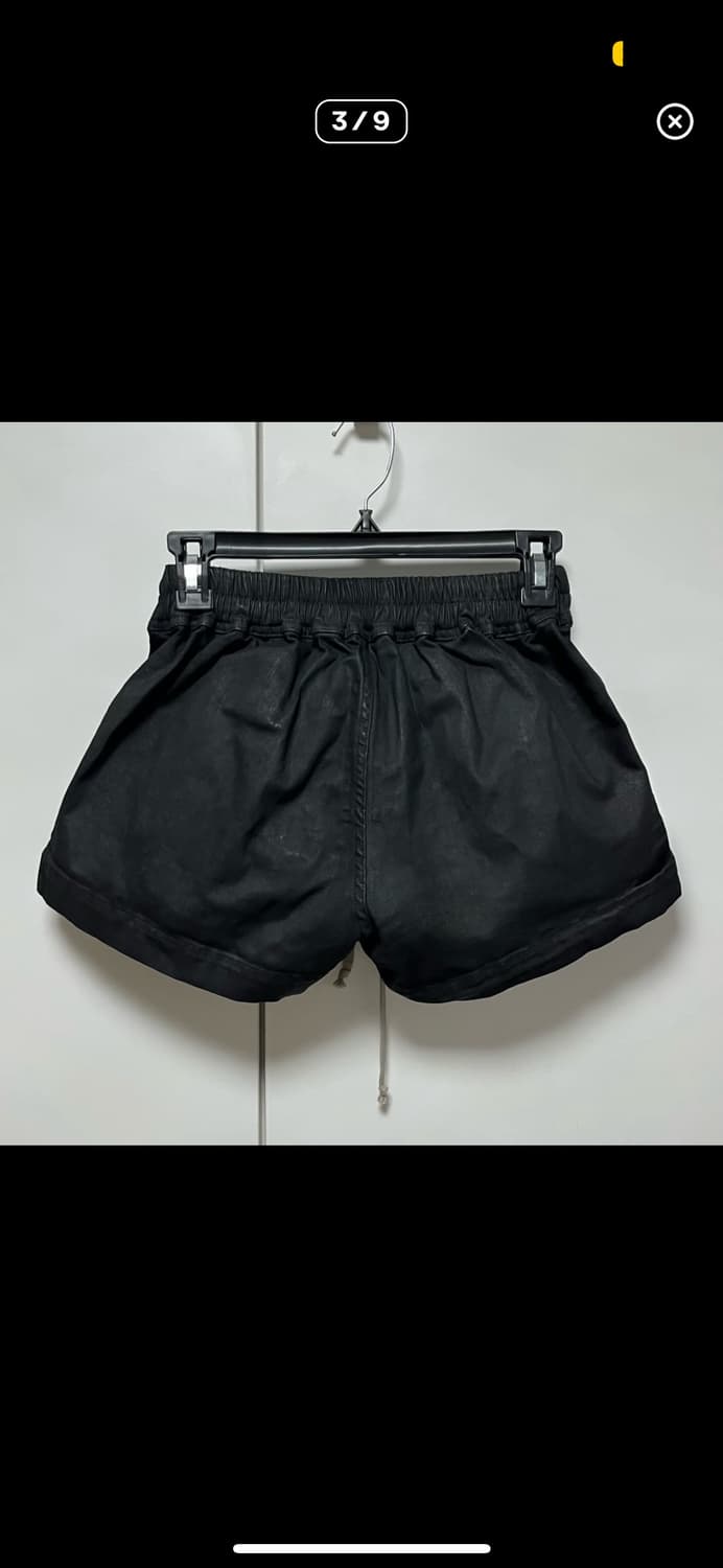 Rick owens 릭오웬스 fog shorts black wax xs 상품이미지4