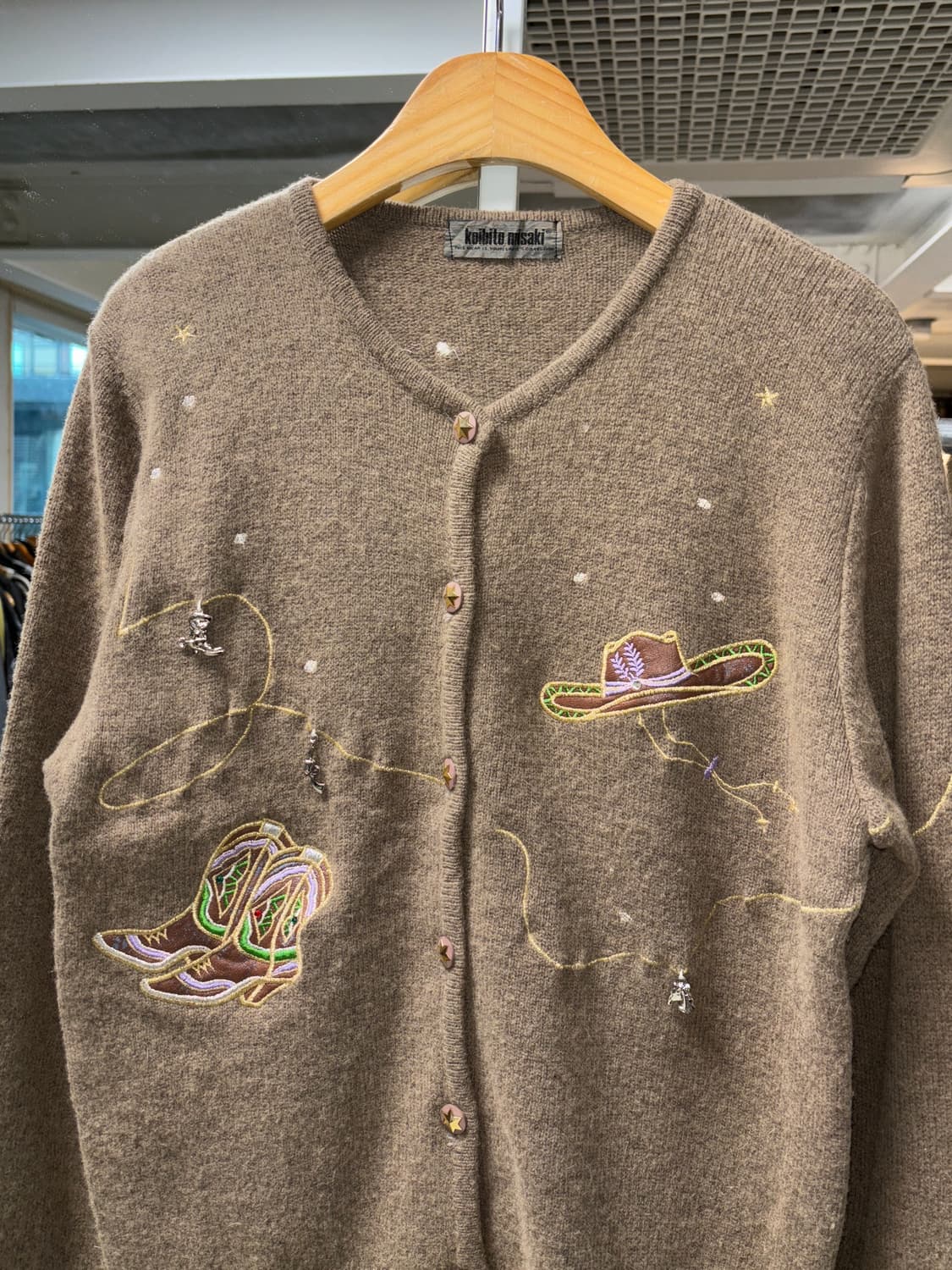 고이비토 미사키 웨스턴 참 가디건 상품이미지3