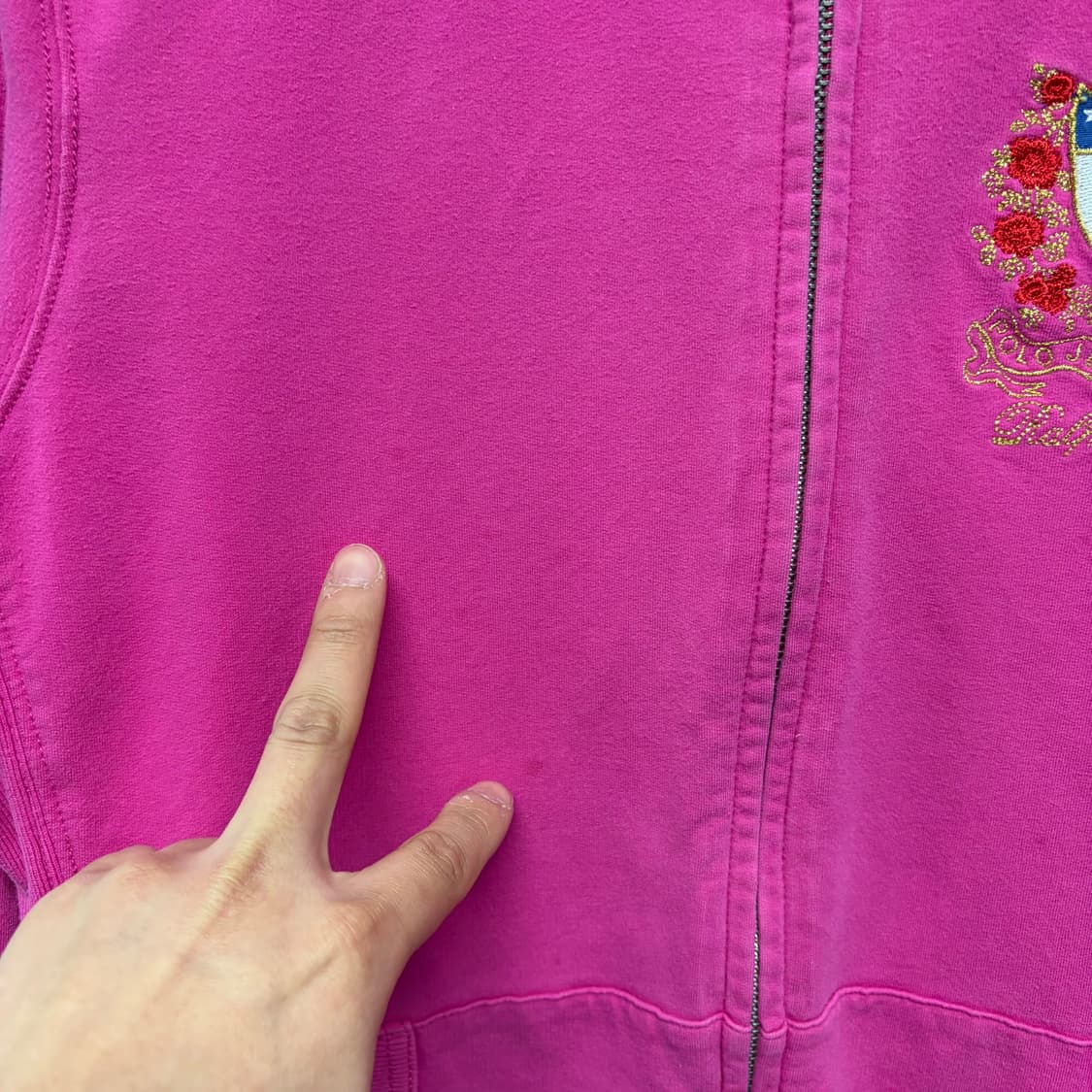 폴로 진스 패치 후드집업 상품이미지8