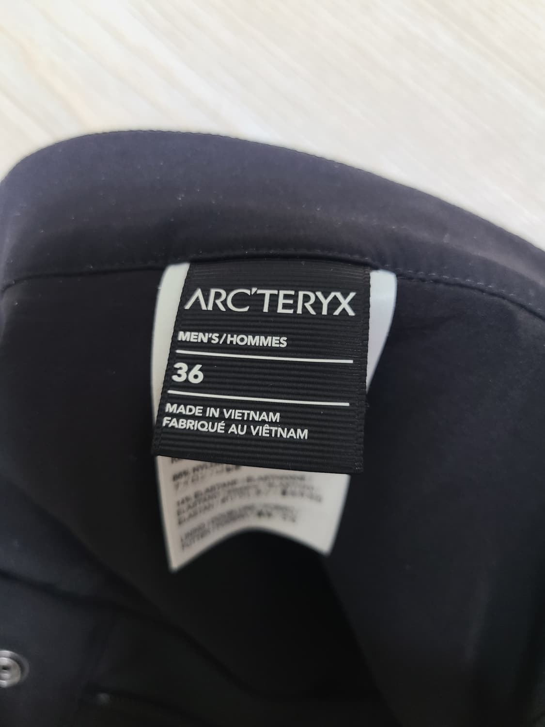 아크테릭스 감마 라이트웨이트 팬츠 남성 36 블랙 상품이미지5