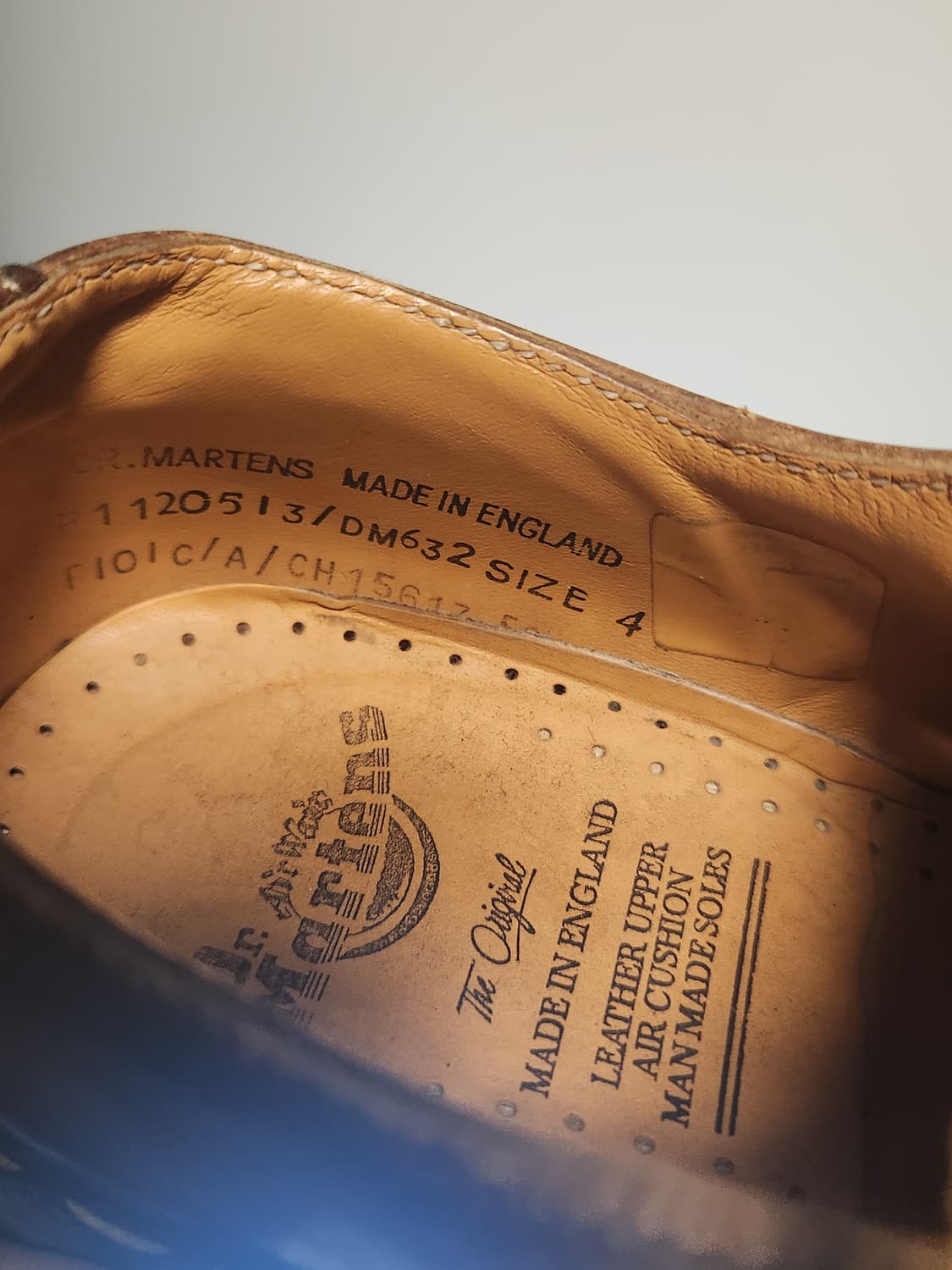 닥터마틴 잉글랜드 4홀 브라운 더비슈즈 (230) 상품이미지9