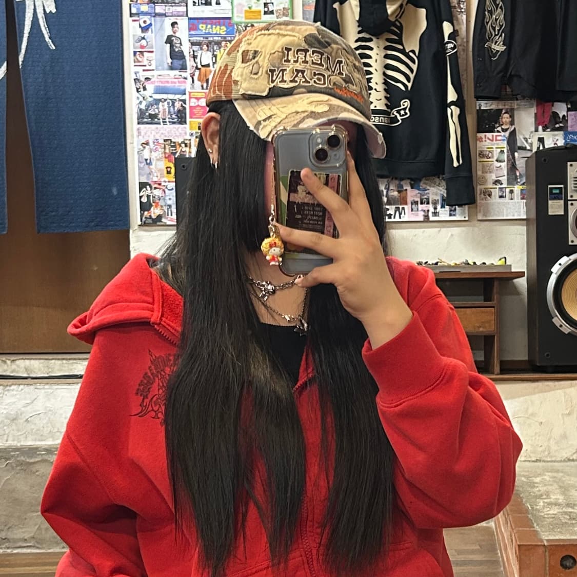 빈티지 밀리터리 카모 메쉬 볼캡 상품이미지2