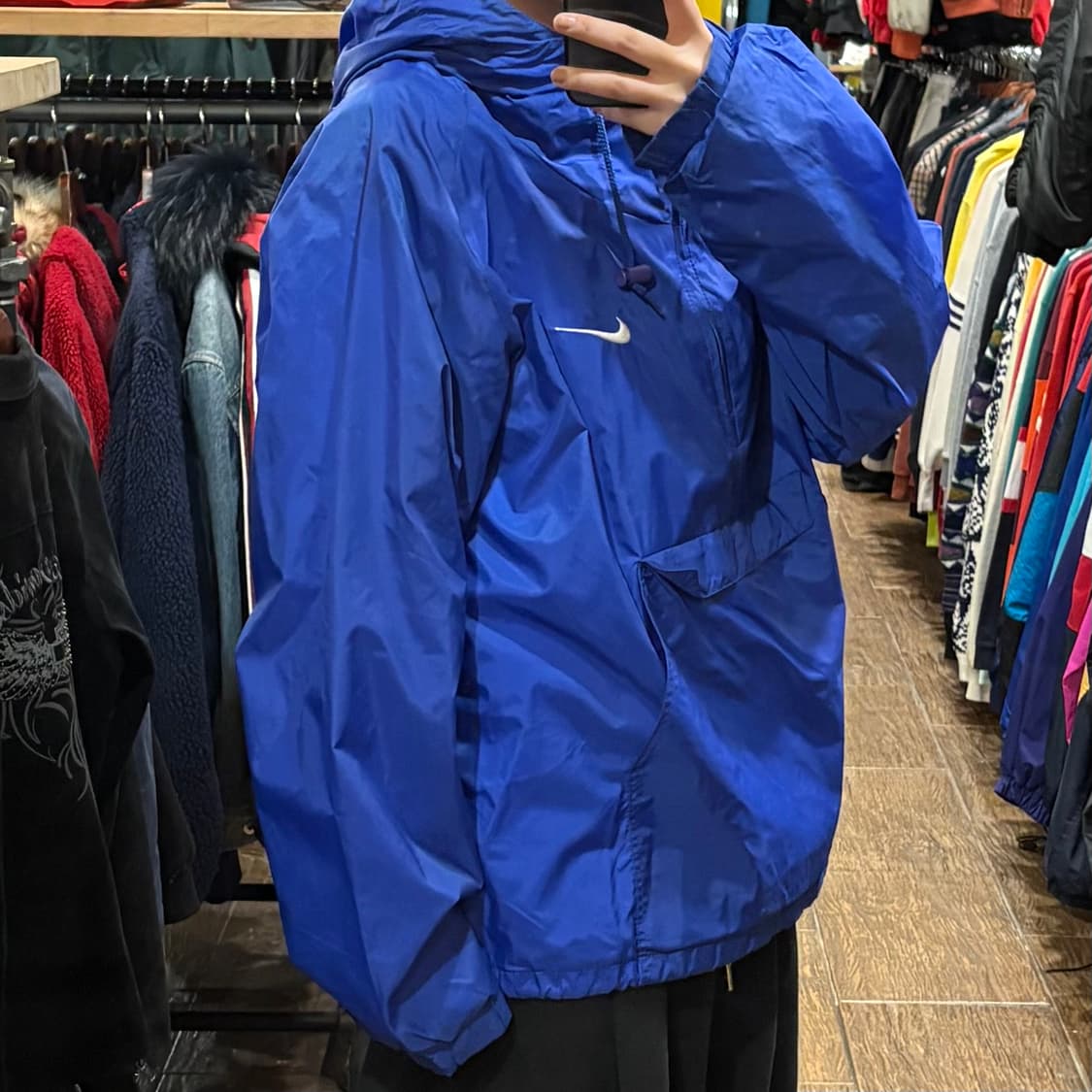 [HI] Nike 나이키 반집업 바람막이 블루 상품이미지4