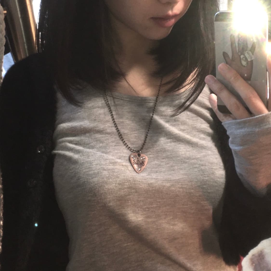 베키 기타피크 목걸이 ✶ 롱 버전 상품이미지2