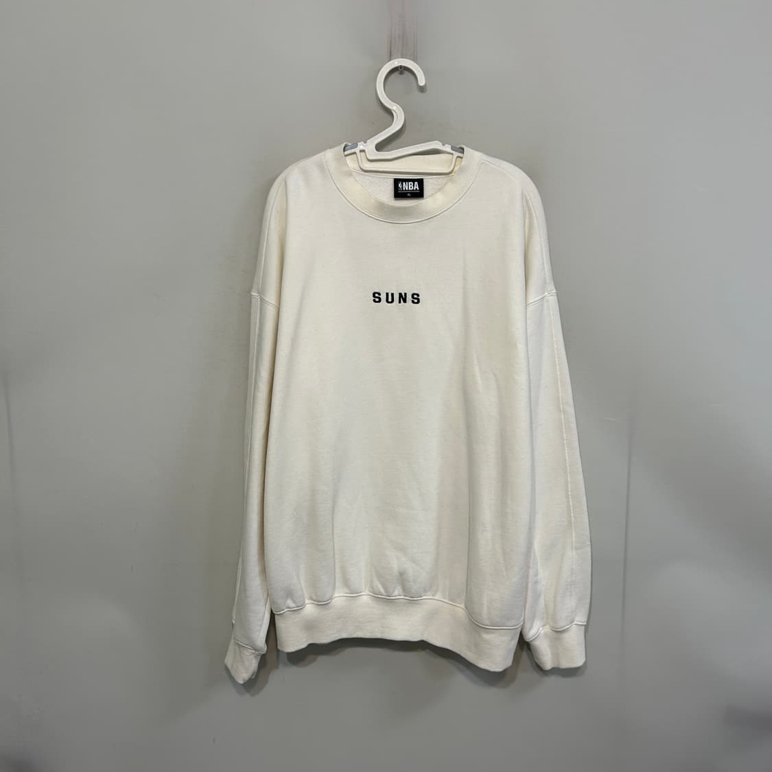 NBA 남성 기모 맨투맨 105 크림색 상품이미지1