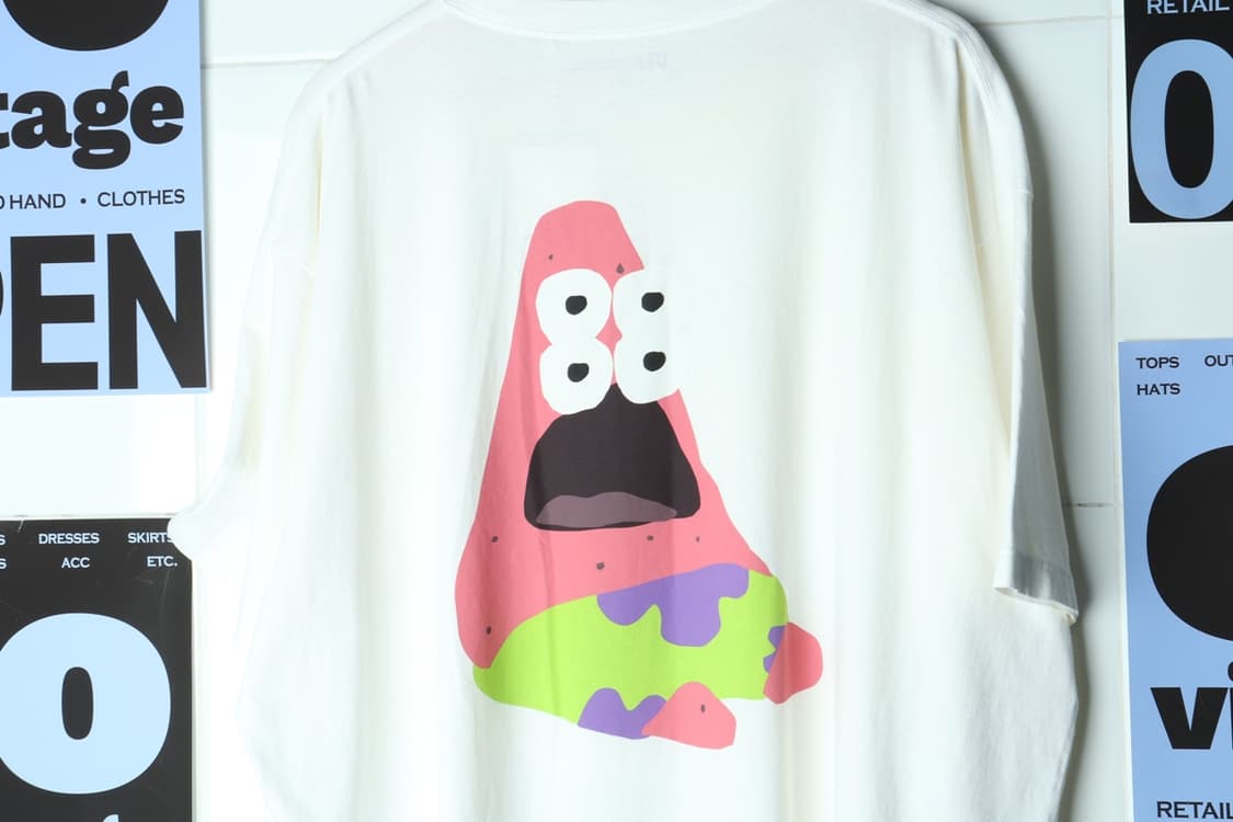 (3XL-4XL) 유니클로 반팔 티셔츠 스펀지밥 뚱이 희귀-H31875 상품이미지9