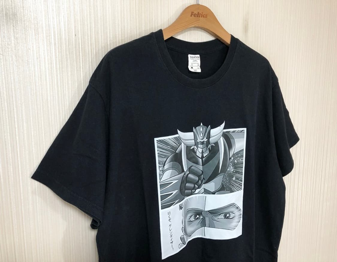 UFO 로보 그랜다이저&파일럿 듀크프리드 티셔츠 2XL 상품이미지6