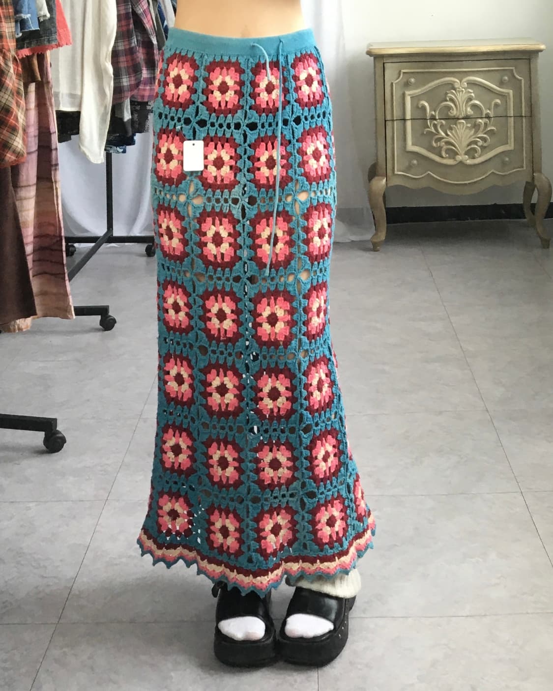 Crochet long skirt 상품이미지4