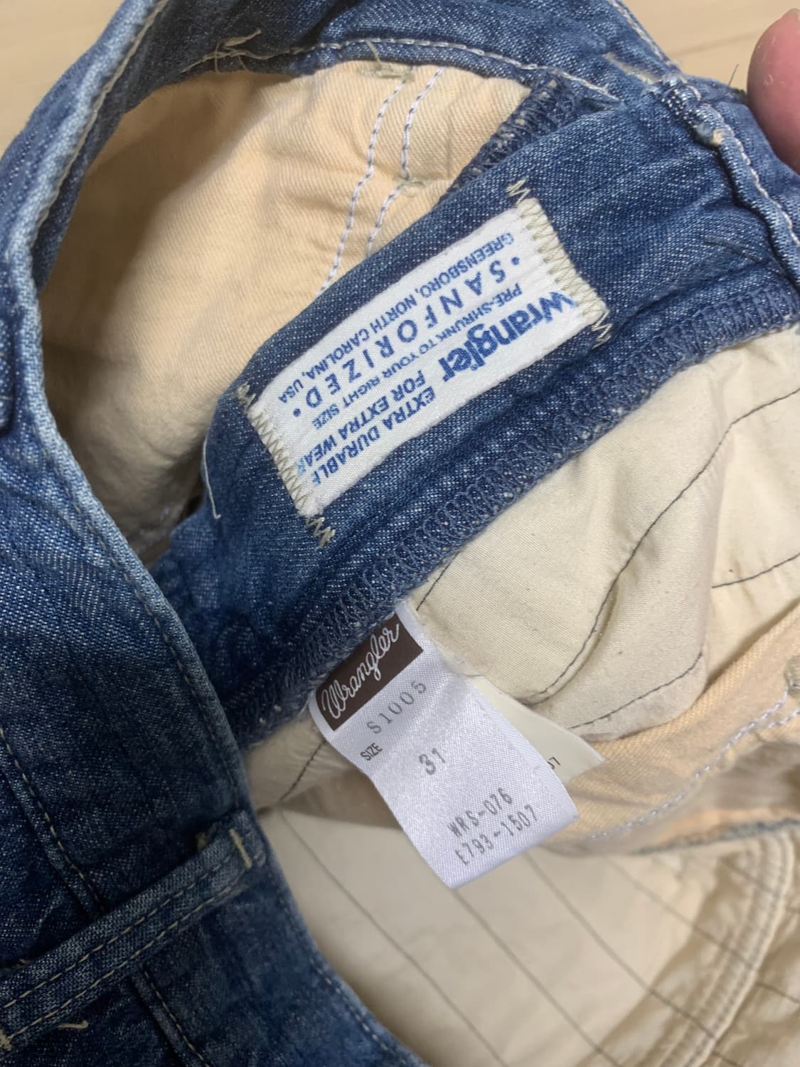 n.hollywood x wrangler vertical stitch  상품이미지5