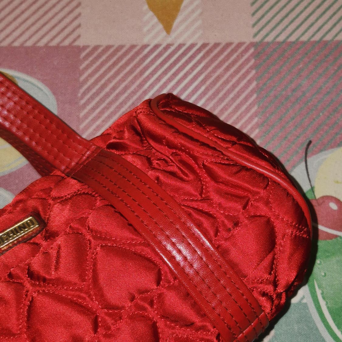 00s 러브 모스키노 하트 퀼팅 망치 미니백 상품이미지9