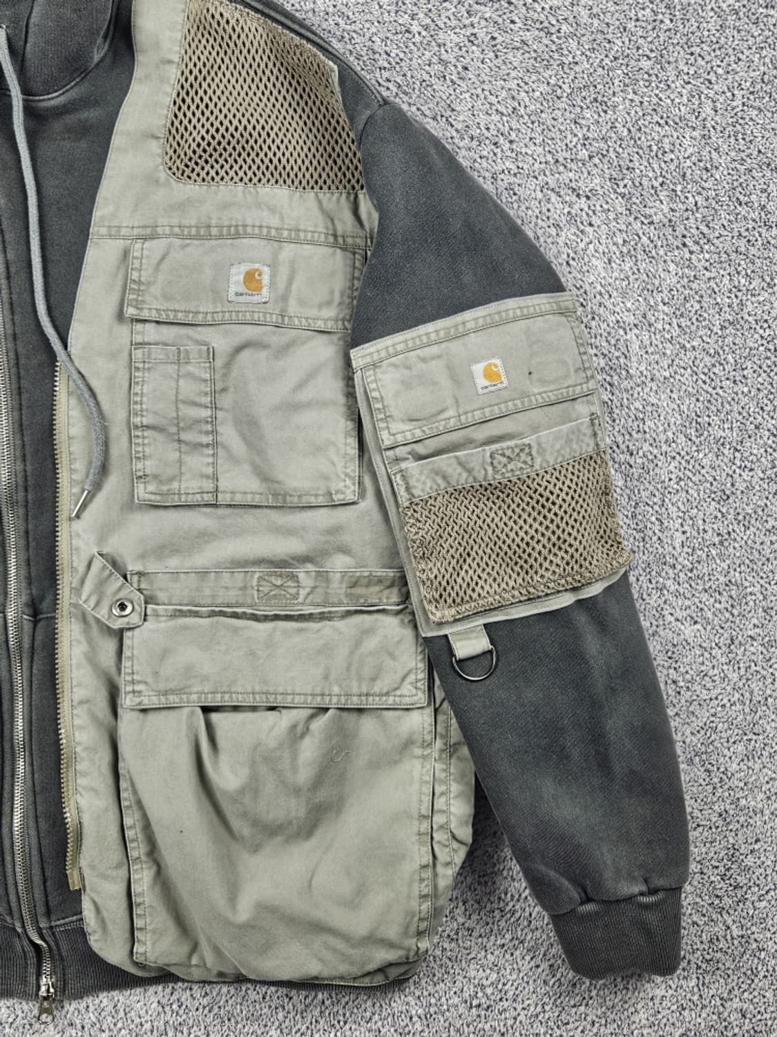 칼하트 포켓 베스트 믹스 커스텀 후드집업 (상세설명참조)/ 10097 상품이미지6