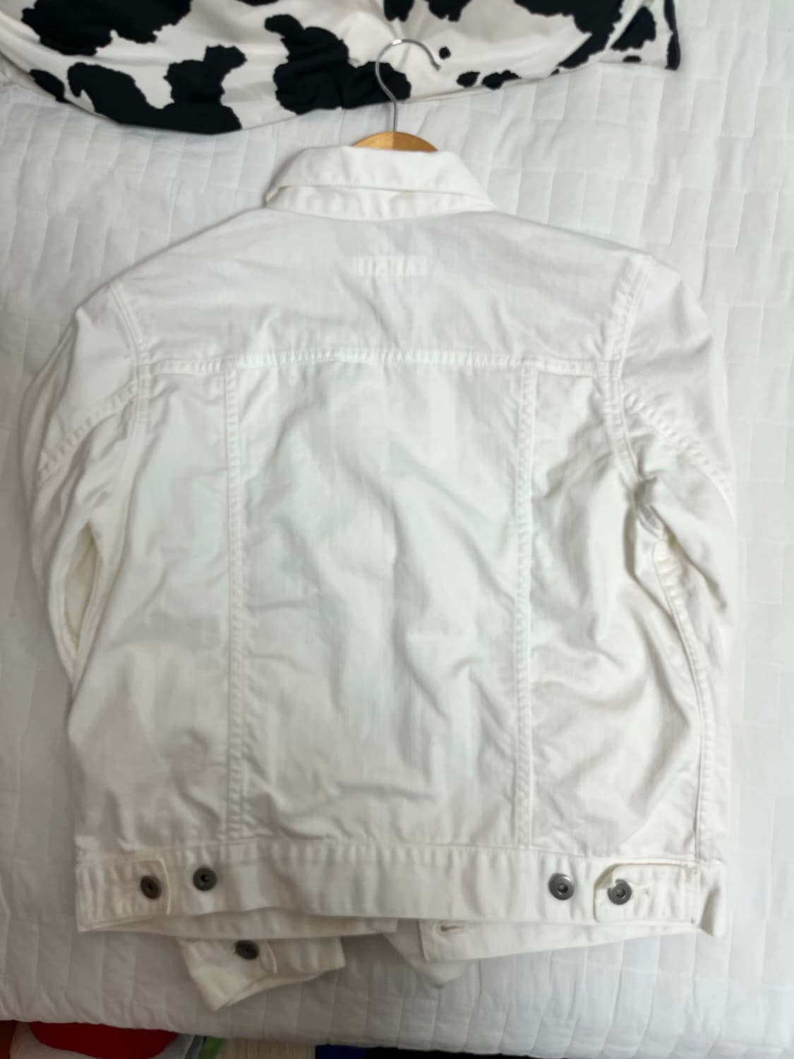 유니클로 화이트 데님 자켓 상품이미지2