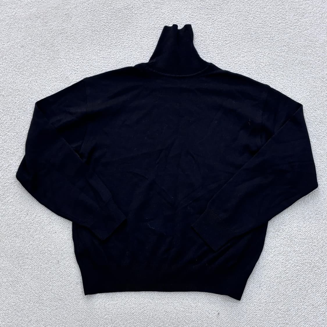 95 PGA터울 검은색 터틀넥 니트 0408E1 상품이미지2