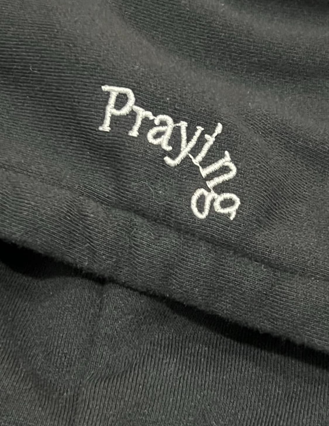 프레잉 레터링 후드집업 상품이미지5