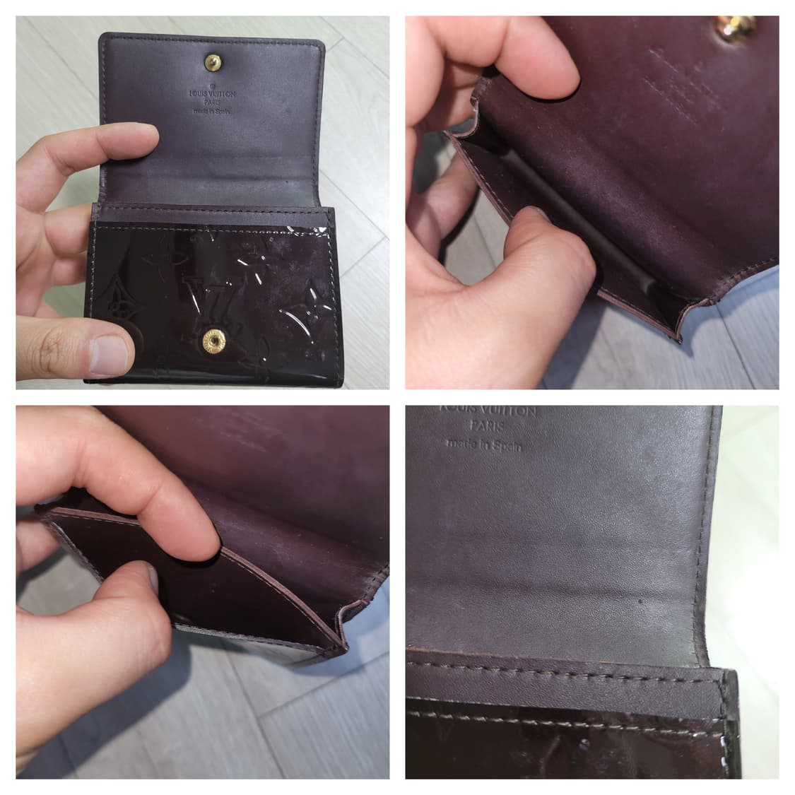 정품 루이비통 모노그램 베르니 카드지갑 상품이미지7