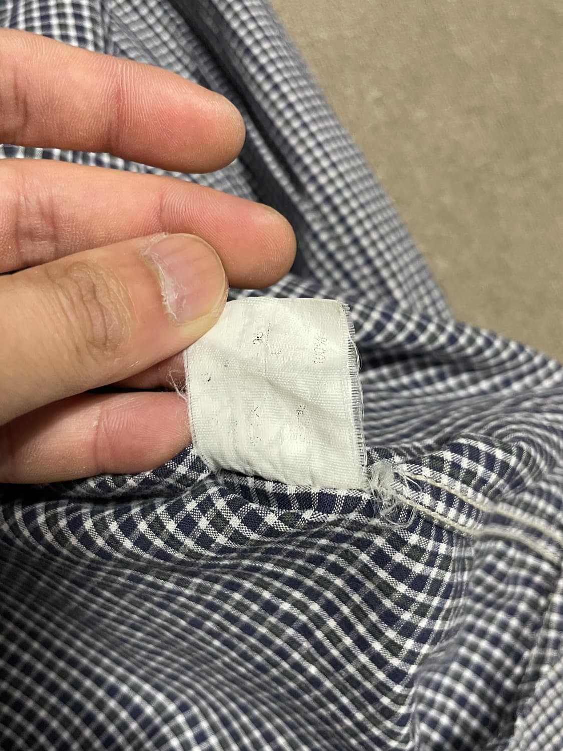 큐빅메저 버튼다운 체크 셔츠 상품이미지6