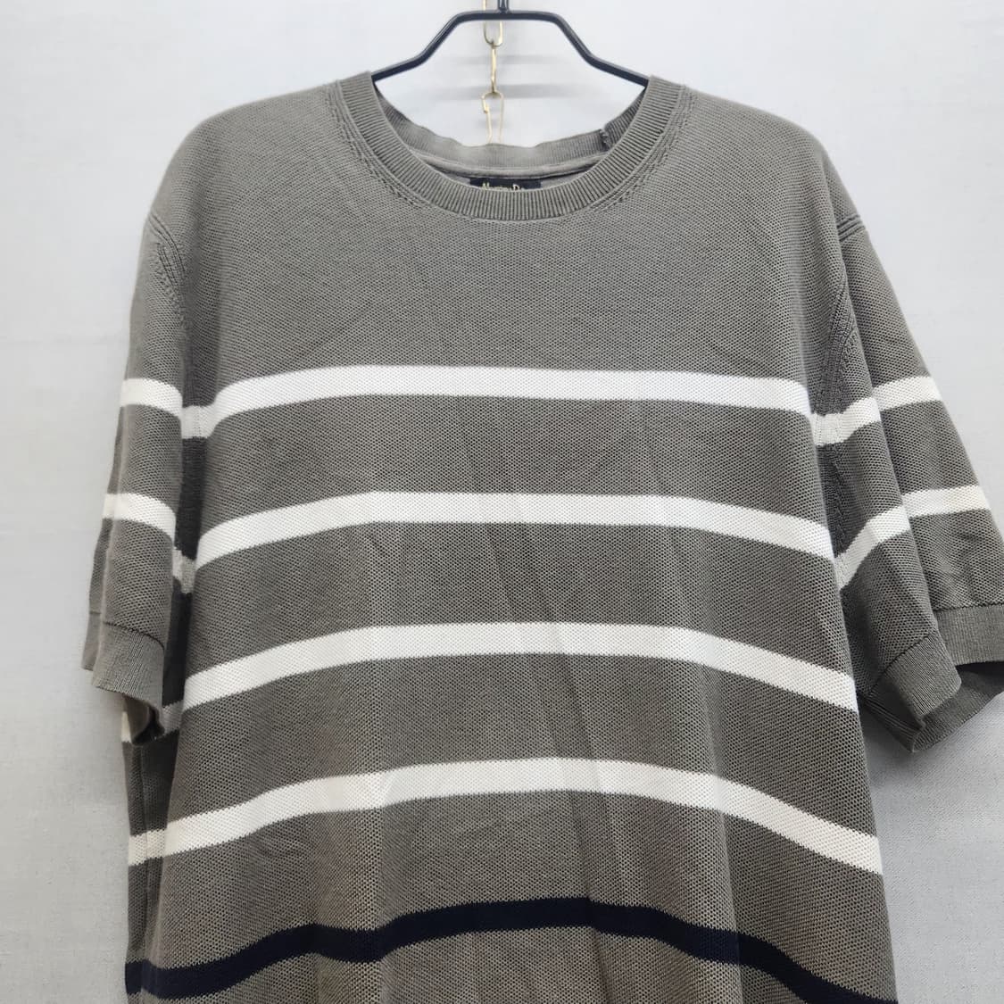 마시모두띠 스트라이프 코튼 니트 반팔 L(XL) 상품이미지2