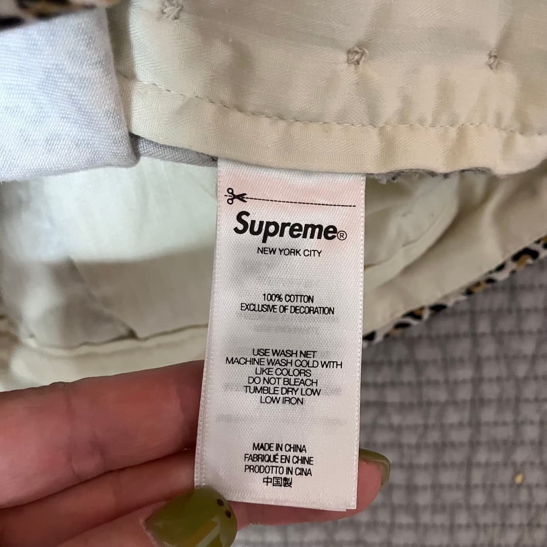 슈프림 서퍼 치노팬츠 레오파드 30사이즈 상품이미지4