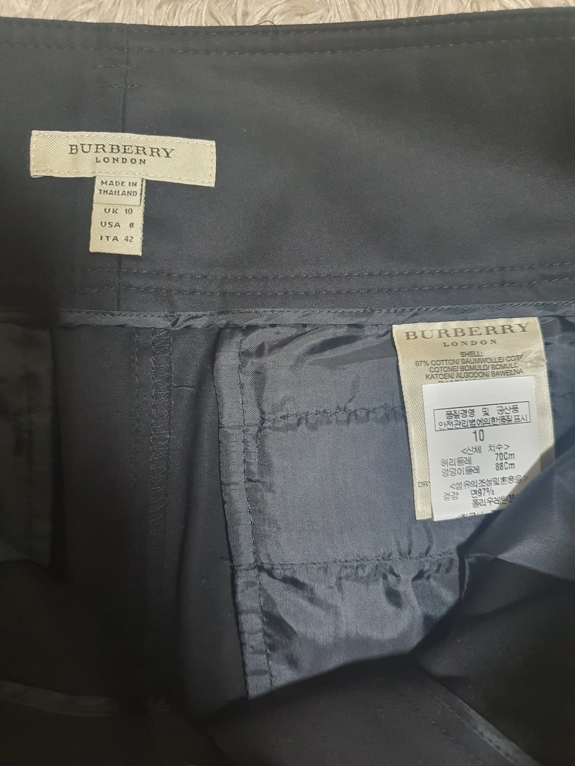버버리 스커트 상태좋고 깨끗해요 사이즈28~ 30 상품이미지3