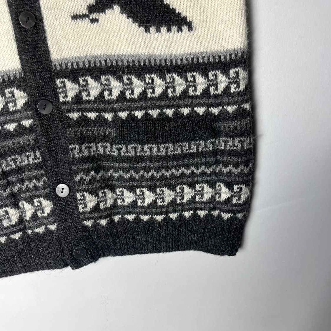 [alpaka] 알파카 페루산 애니멀 자카드 니트 베스트 상품이미지4