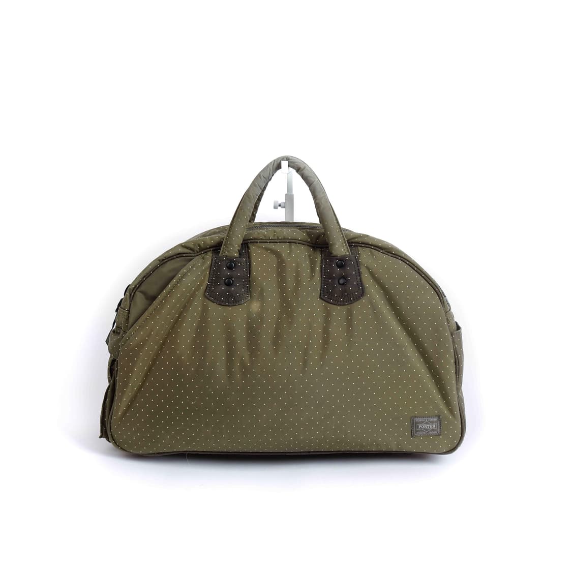 [HEADPORTER] 도트 패턴 올리브 패디드 보스턴백 상품이미지1