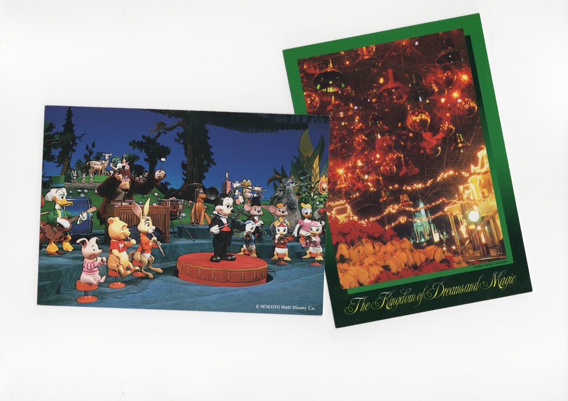 90년대 도쿄디즈니랜드  포스트카드 전 21종 - 2  상품이미지4