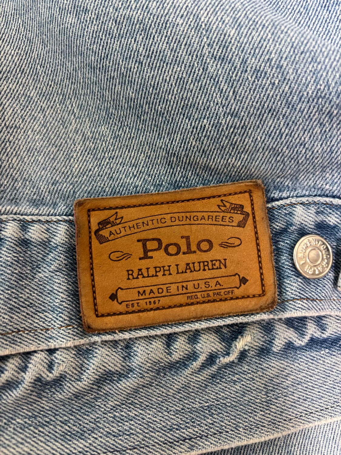 폴로 덩가리 연청 데님 자켓. 상품이미지2