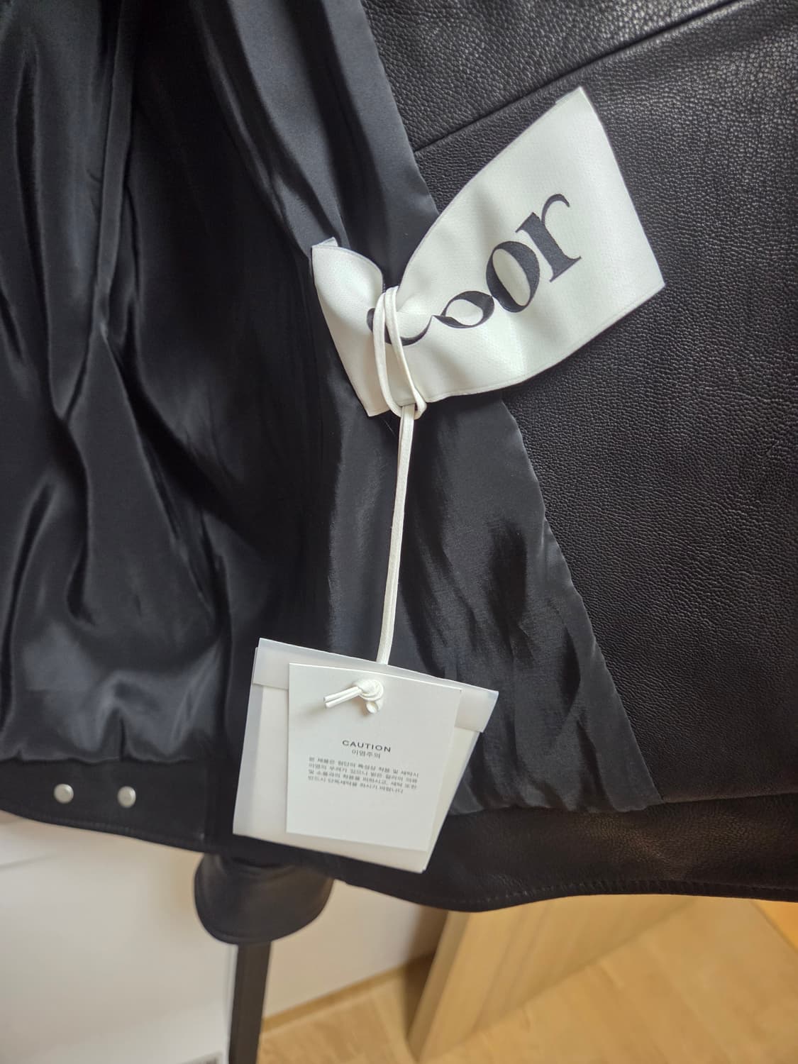 쿠어 램스킨 트러커 자켓 L 상품이미지3