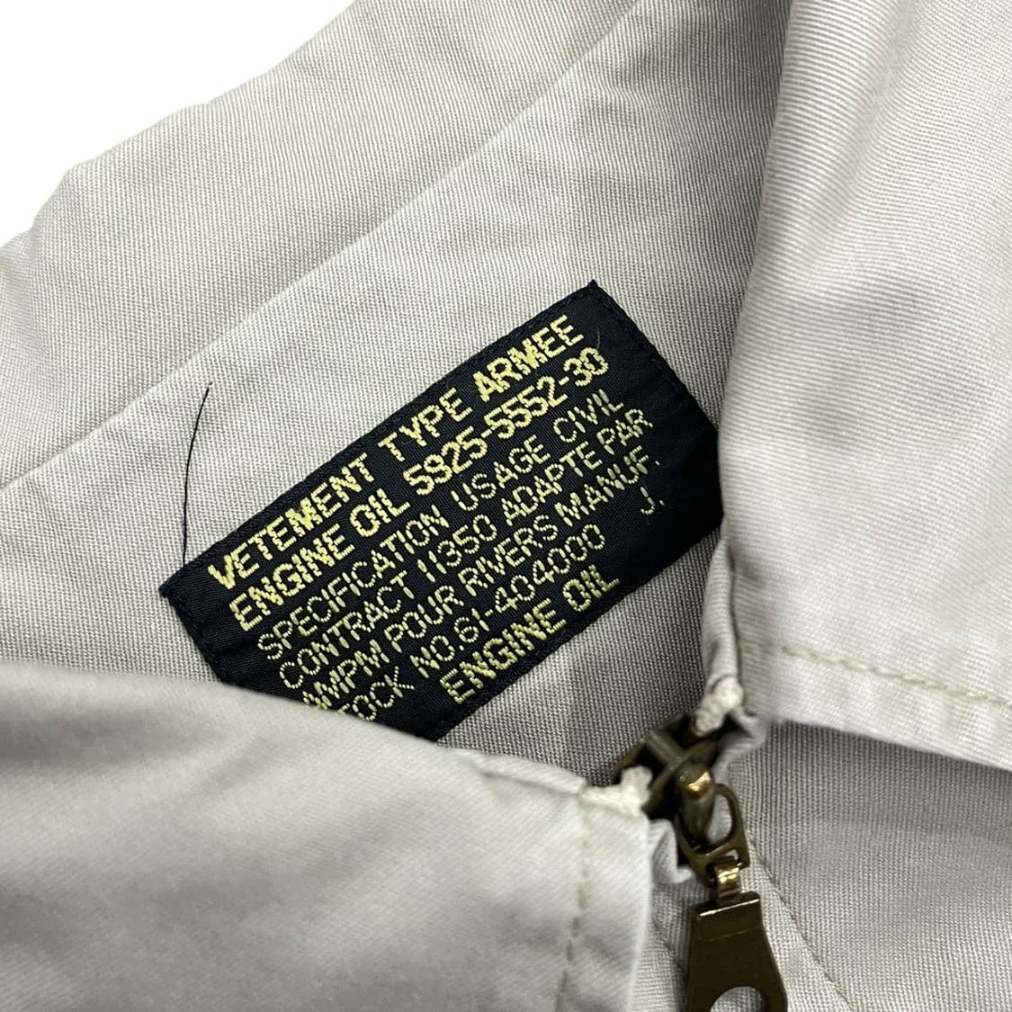 90s 프랑스군 복각 스윙톱 워크자켓 상품이미지4