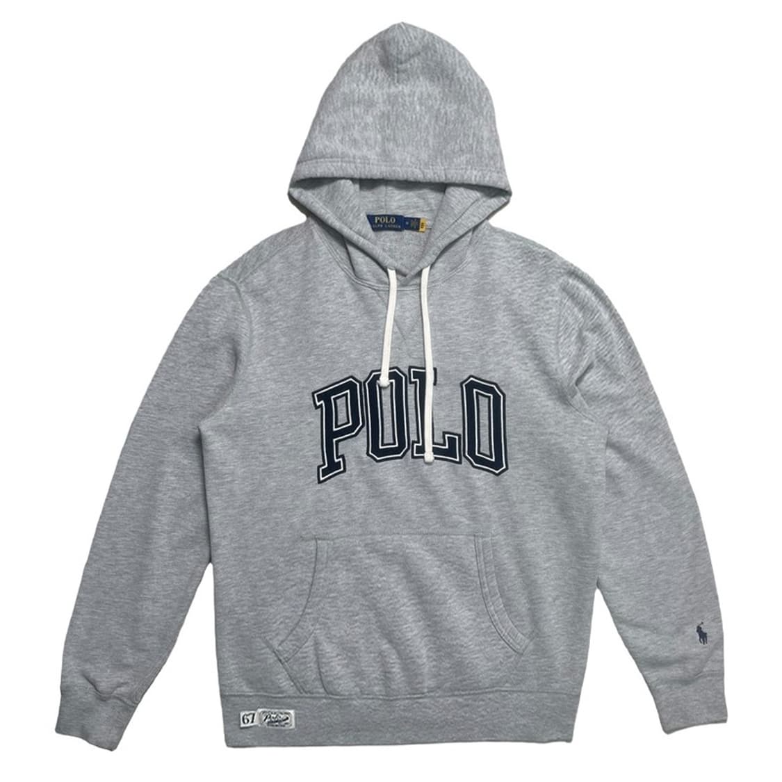 RALPH LAUREN 빅로고 후드티 그레이 L 상품이미지1
