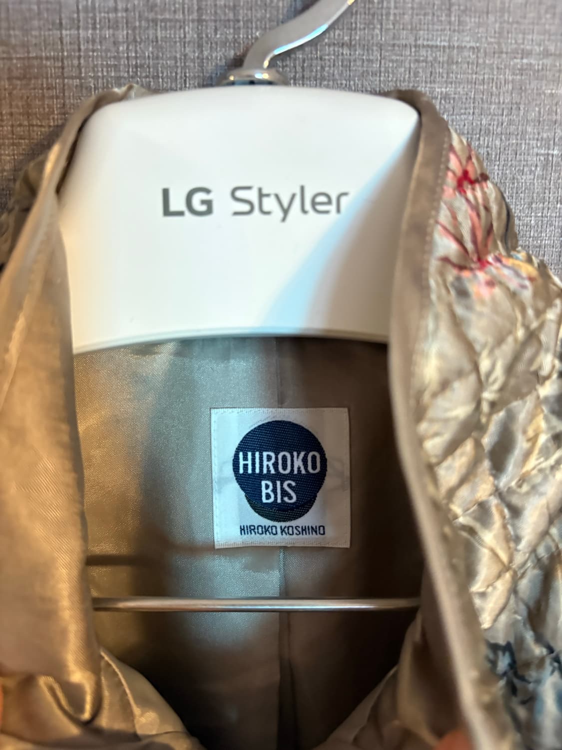 HIROKO BIS 퀼팅 플라워 자켓 상품이미지4