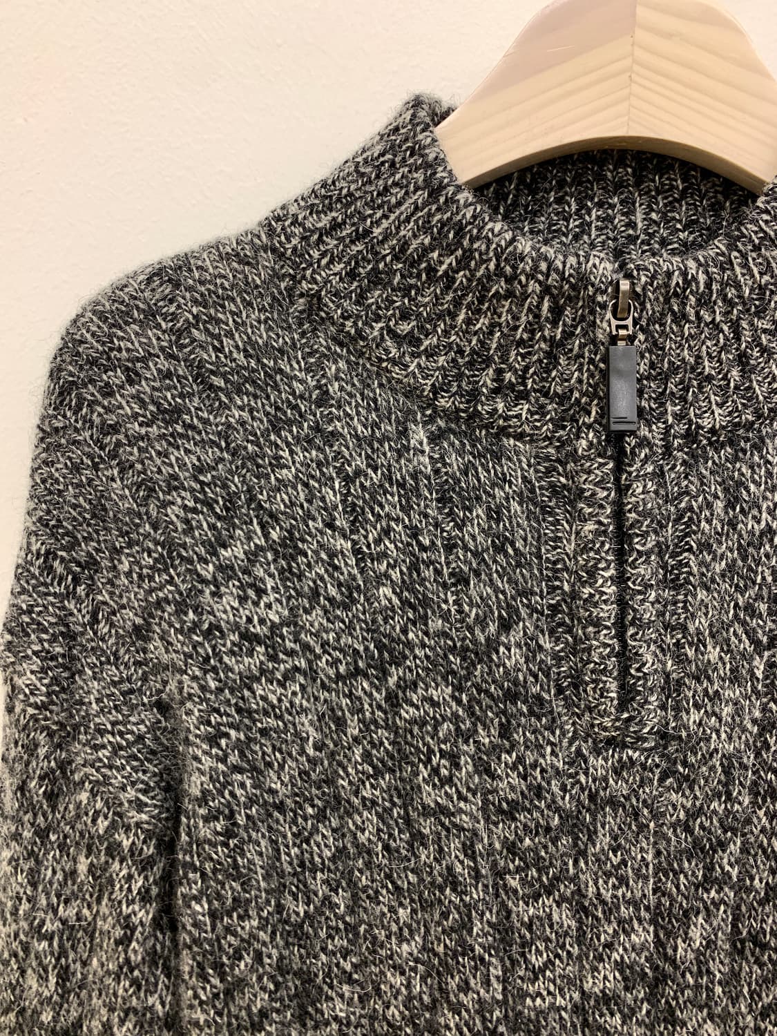 울100하프집업니트 half-zip knit (100% wool) 상품이미지2