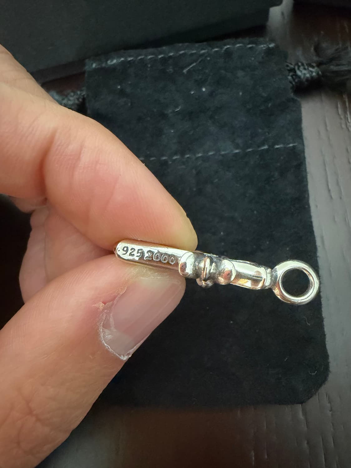 크롬하츠 실버 다이아 파베 새상품 상품이미지8