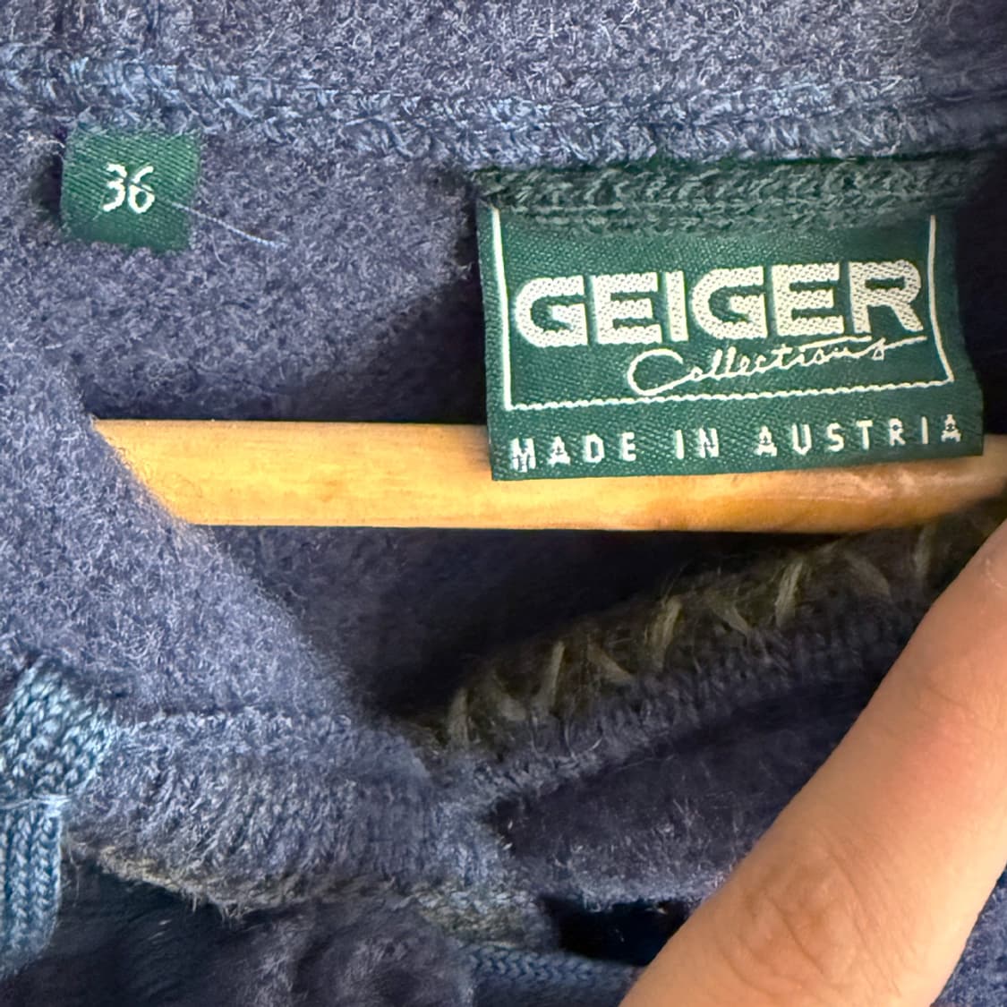 푸른숲 네이비 더플 코트 상품이미지4