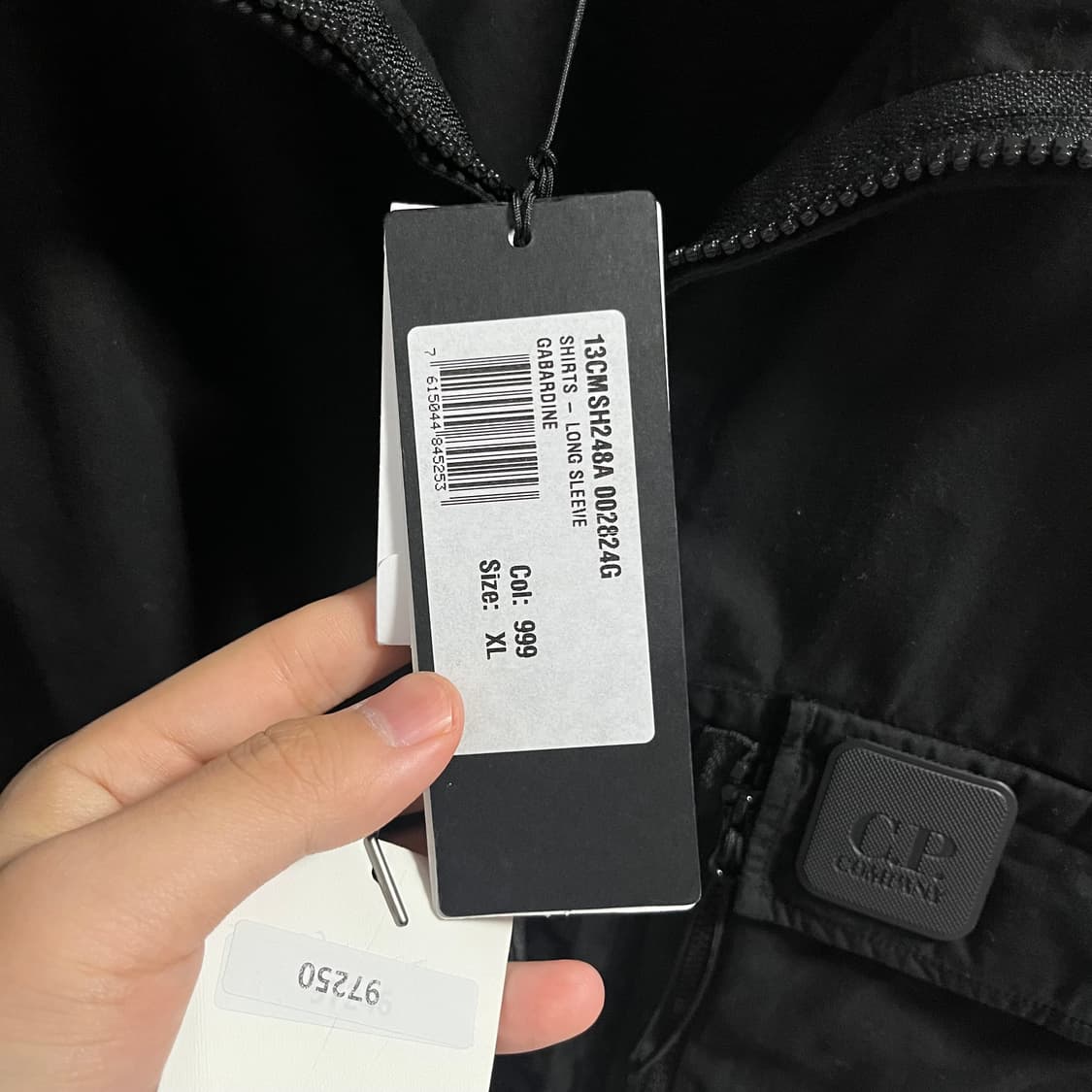 새상품(XL)씨피컴퍼니 CP컴퍼니 렌즈 와펜 셔츠 자켓 블랙 상품이미지5