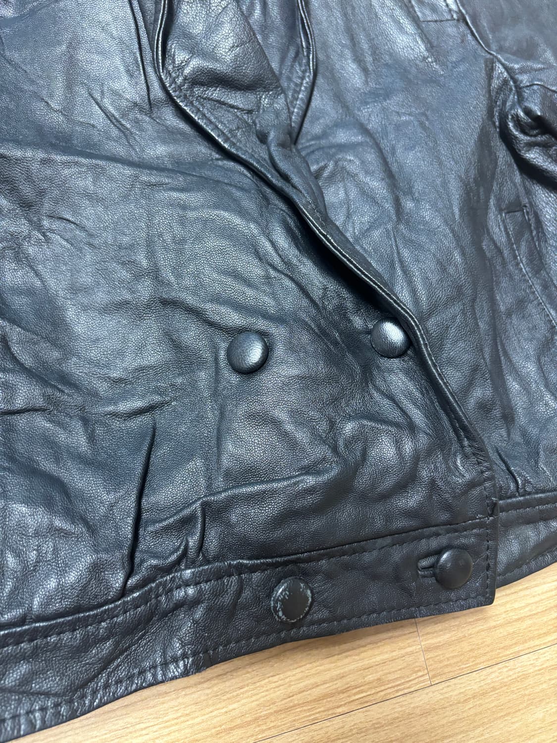 재패니즈 크롭 레더자켓 상품이미지5