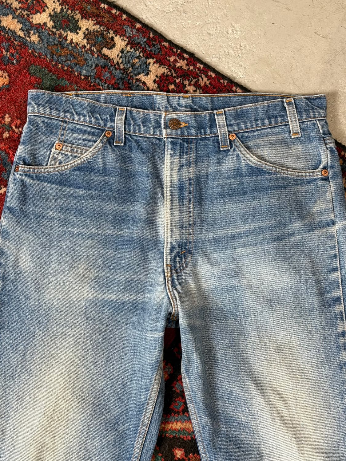 90's USA Made 빈티지 리바이스 517 오렌지탭 부츠컷 상품이미지5