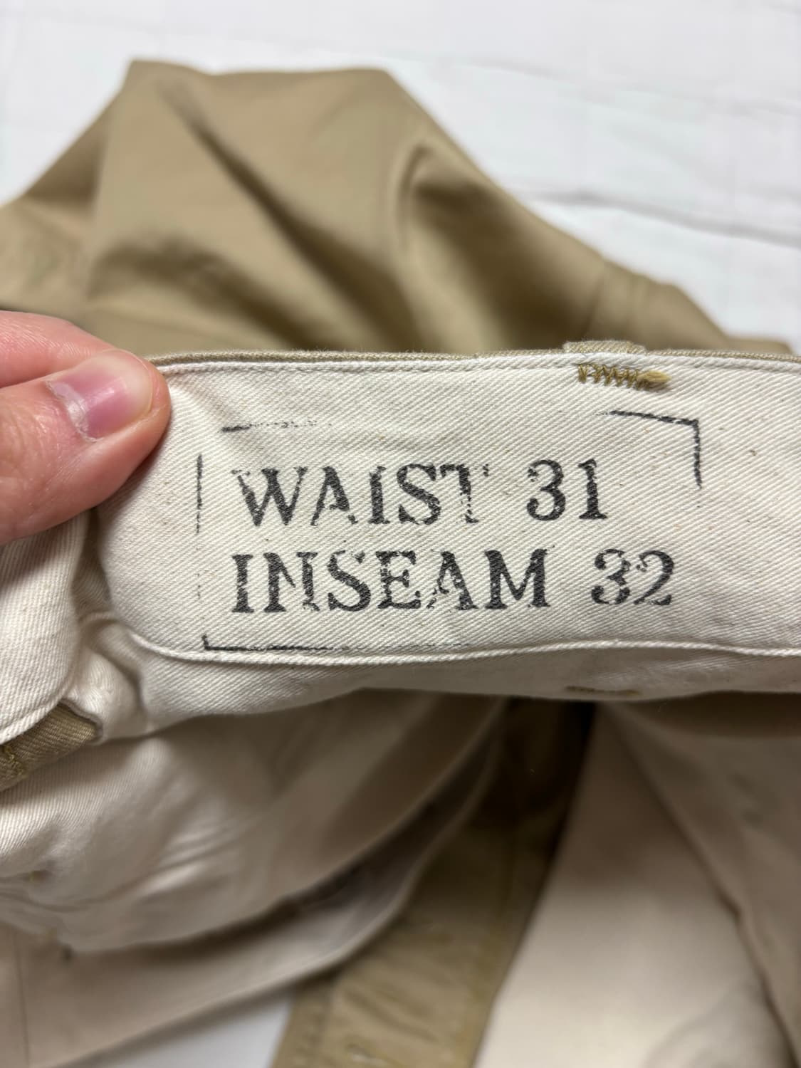 브론슨 1942 US Army Chino Trousers Khaki 상품이미지2