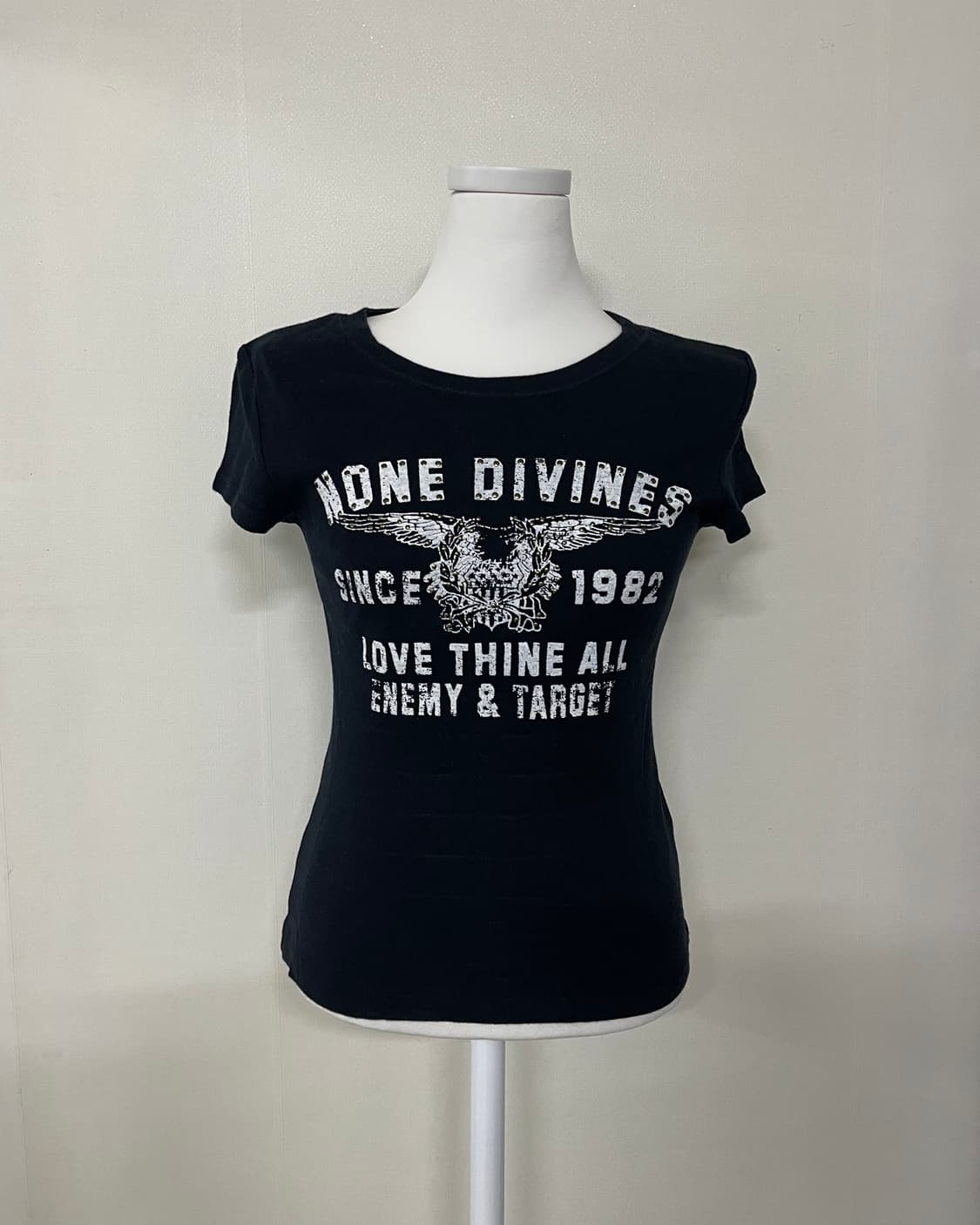 black printing t-shirt 상품이미지1