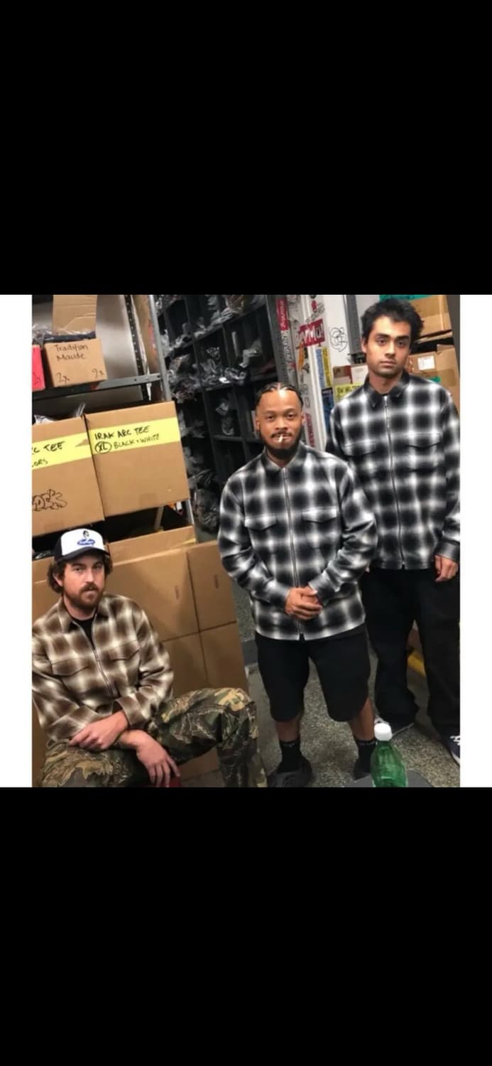 슈프림 쉐도우 플레이드 플란넬 셔츠 집업 상품이미지6