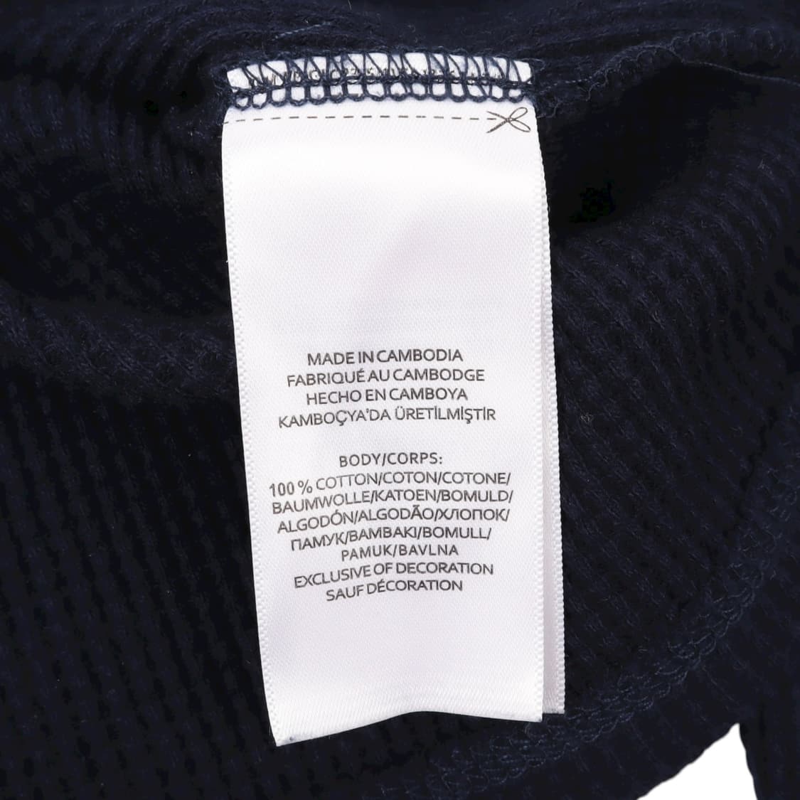 폴로 랄프로렌 네이비 화이트포니 와플 롱슬리브 티 상품이미지9